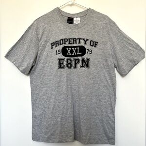 VTG Property of ESPN 1979 Gray Short Sleeve T-Shirt Sz M, ESPN Brand , Unisex